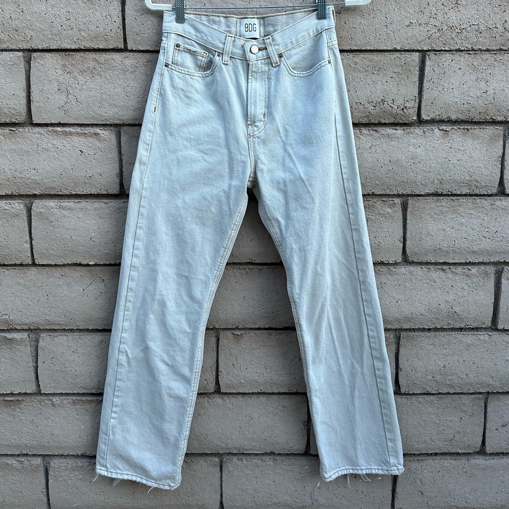 BDG Cream Cowboy Jeans